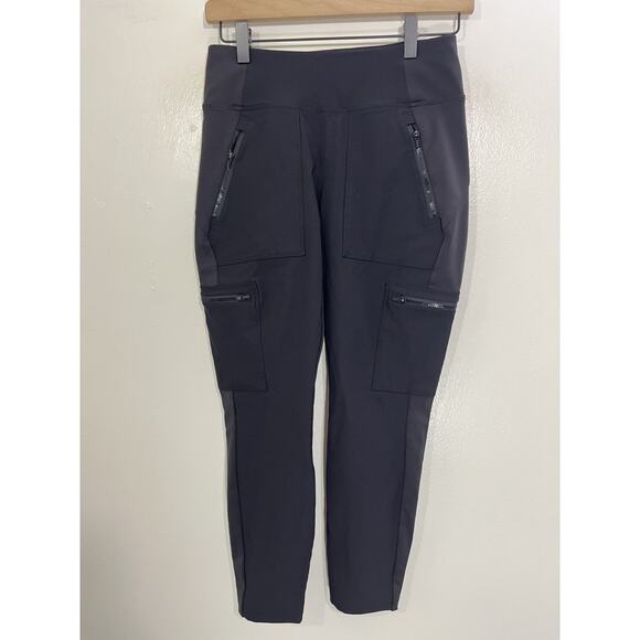 Athleta Headlands Hybrid Cargo Pull On Jogger 4 Petite Active Pants Hike Tight - Picture 1 of 16